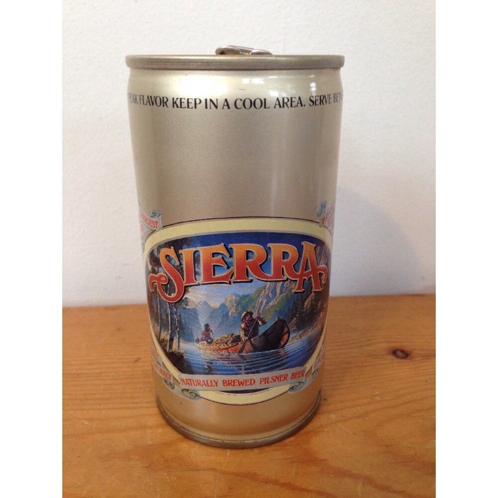 Vintage Pop Top Beer Can Sierra Pilsner Pittsburgh PA Brewing Co 12floz